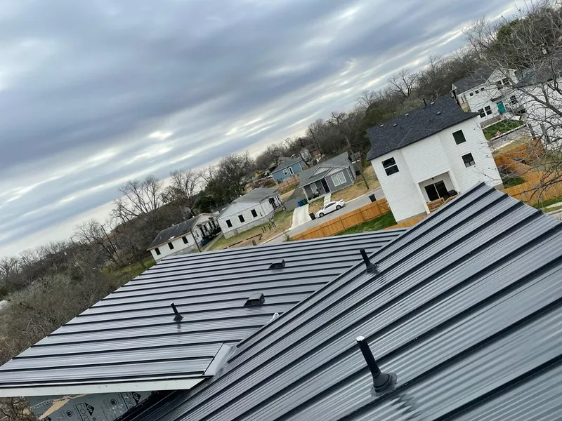 Standing seam metal roof panels with vents for Skylight Repair in Las Cruces